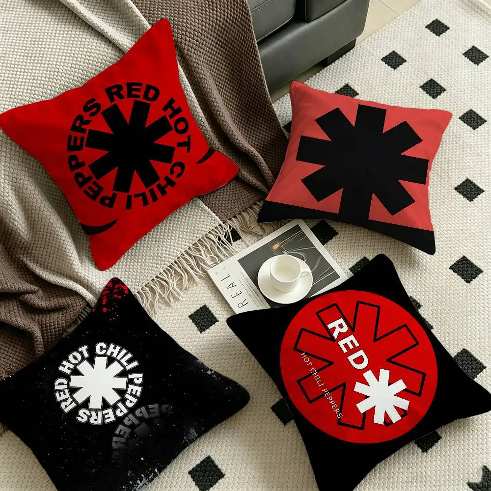 Red Hot Chili P-Peppers Band Personalized Pillow Dust Cover Bedroom Kids Party Decoration Pillowcase Birthday Children Gift