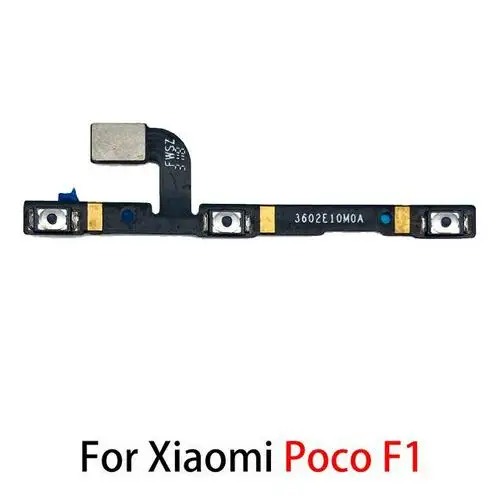 original For Xiaomi Poco F1 F2 F3 X3 X4 X5 M3 Pro NFC 4G 5G Power Switch On/Off Button Volume control Key Button Flex Cable ﻿