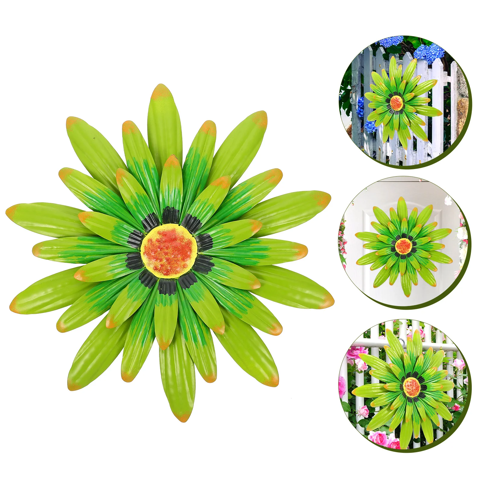 

1Pcs Exquisite Flower Wall Decor Decorative Iron Flower Crafts Beautiful Wall Art Adornment