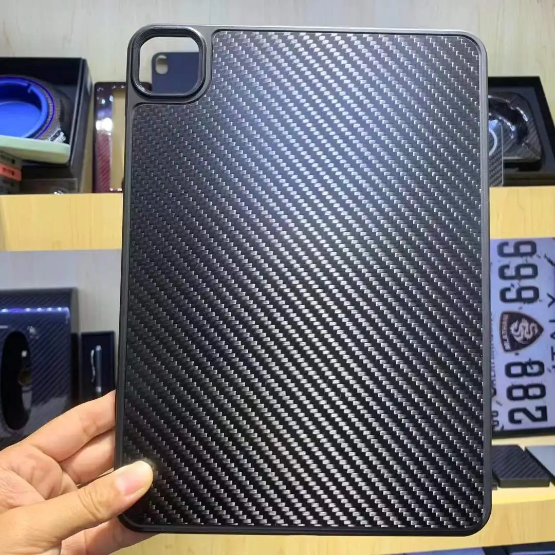 

Real Carbon Fiber Case For iPad mini 6 iPad Pro 11 12.9 inch iPad Air 4 10.9 inch Fiber Protective Tablet Back Cover for mini6