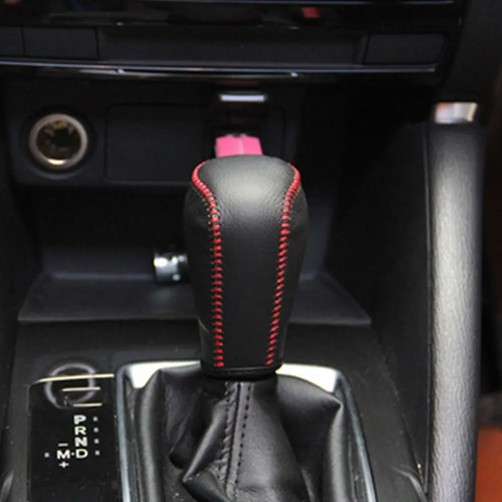 Car Gear Shift Knob Boot Gaiter Cover for Mazda 3 Mazda3 Axela Atenza CX-5 CX-4 CX-3 CX3 CX5 AT Shift Lever Dust Boot Cover
