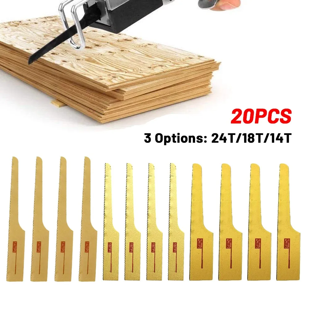 20PCS Reciprocating Saw Blade Set For Hard Wood Metal And Plastic Cutting Ideals For DIY And Professional Projects
