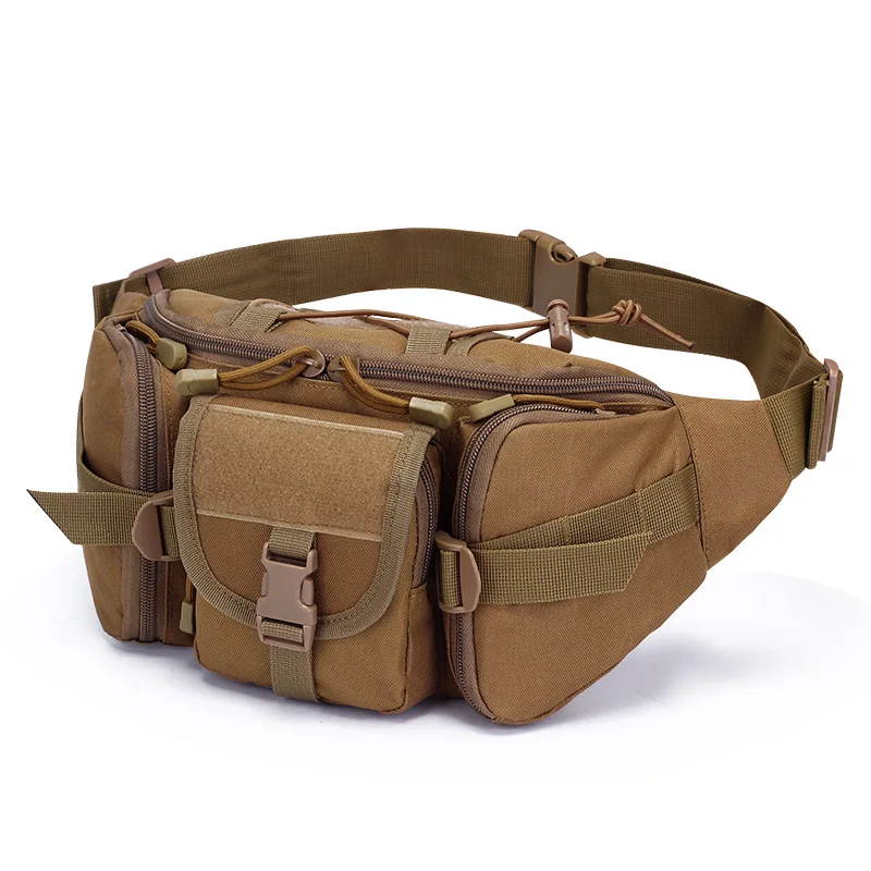 

Outdoor sports waterproof waist bag fishing multifunctional chest bag men's and women's camouflage trendy business waist bag