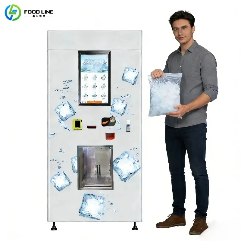 Commercial Vending Machine Ice Vending Machine Automatic Ice Maker Self Service Equipment Customized