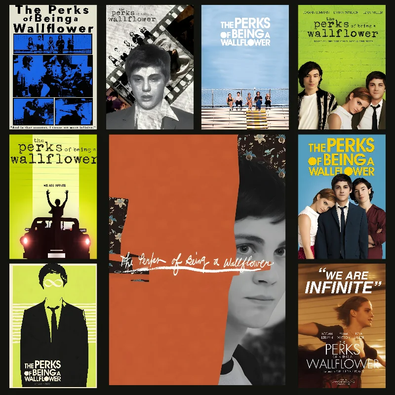 

Movie The Perks Of Being A Wallflower Poster Self-adhesive Art Waterproof Paper Sticker Coffee House Bar Room Wall Decor