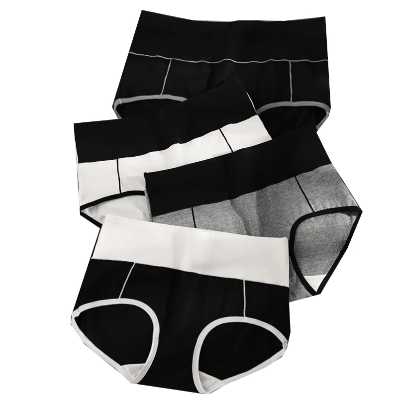 4Pcs High Waist Cotton Women's Panties Body Shaper Underwear Plus Size 4XL Breathable Underpants Soft Panty Slim Female Briefs image 3