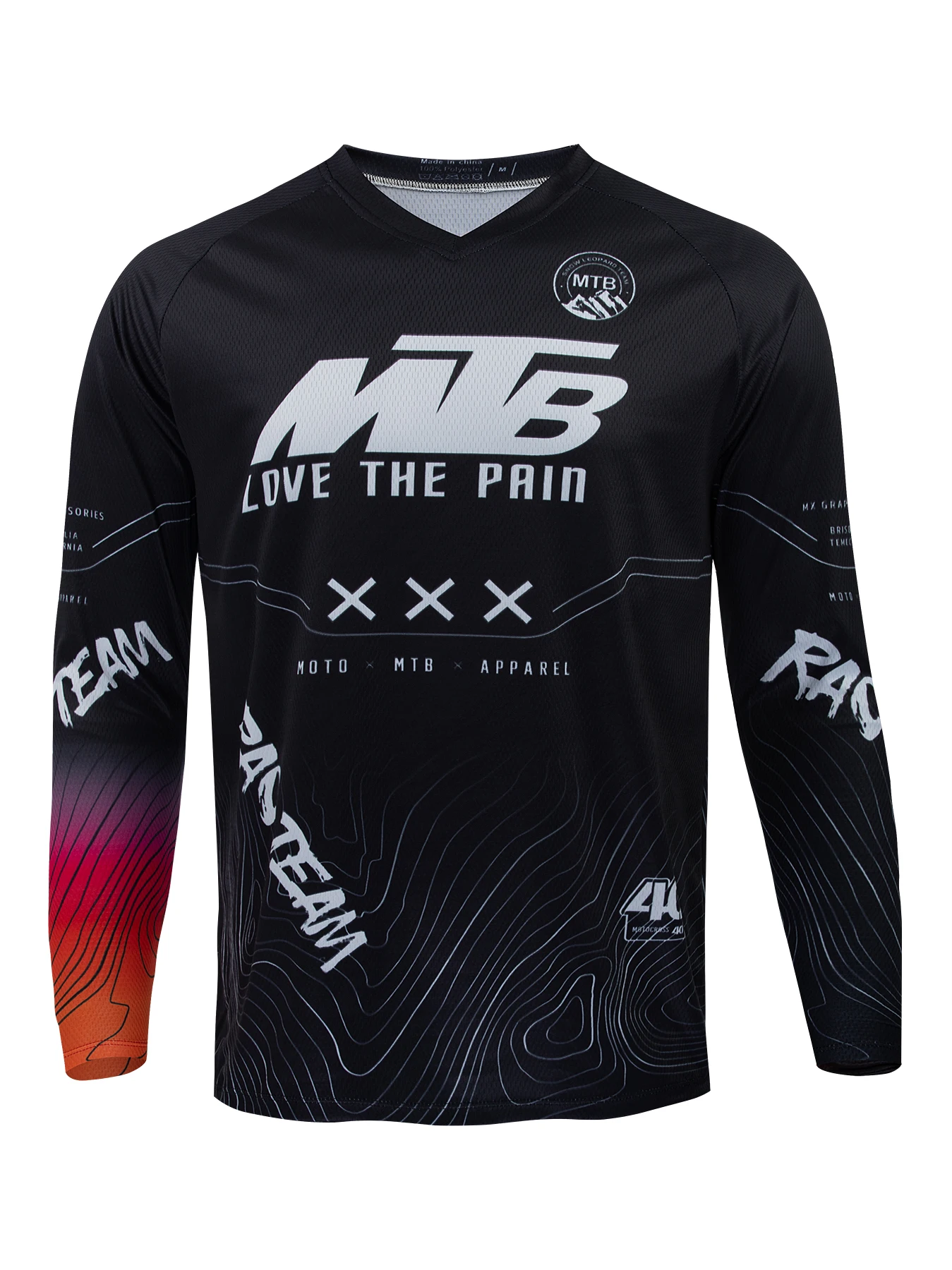 Langarm-Motocross-Mountain-Enduro-Bike-Bekleidung, Moto-Downhill-T-Shirts, MTB-Rennbekleidung für Männer und Frauen, MTB-Shirts