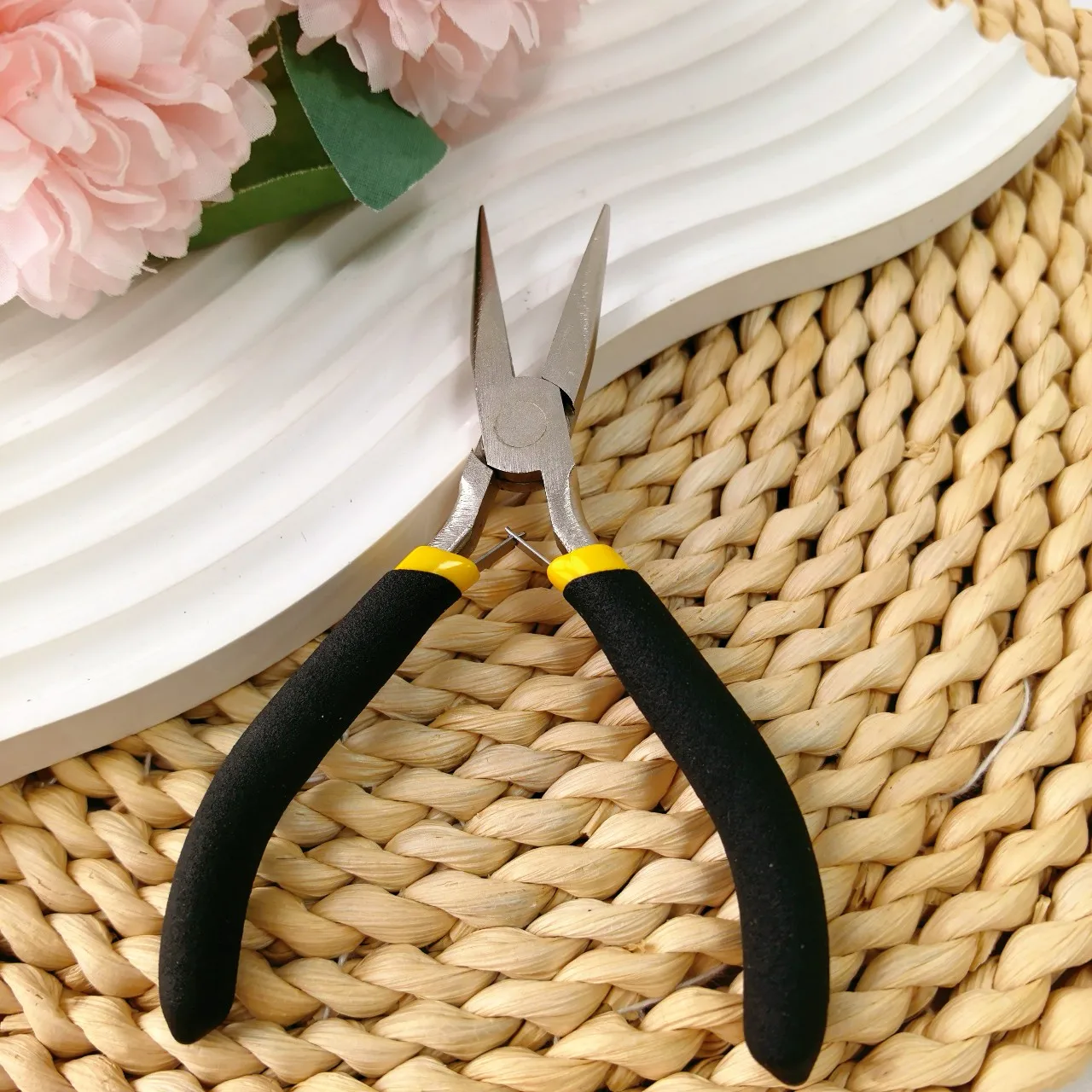 كماشة وصلات الشعر نانورينج تزيل كماشة وصلات الخرز الدقيقة مع مجموعة أدوات وصلات شعر الأسنان