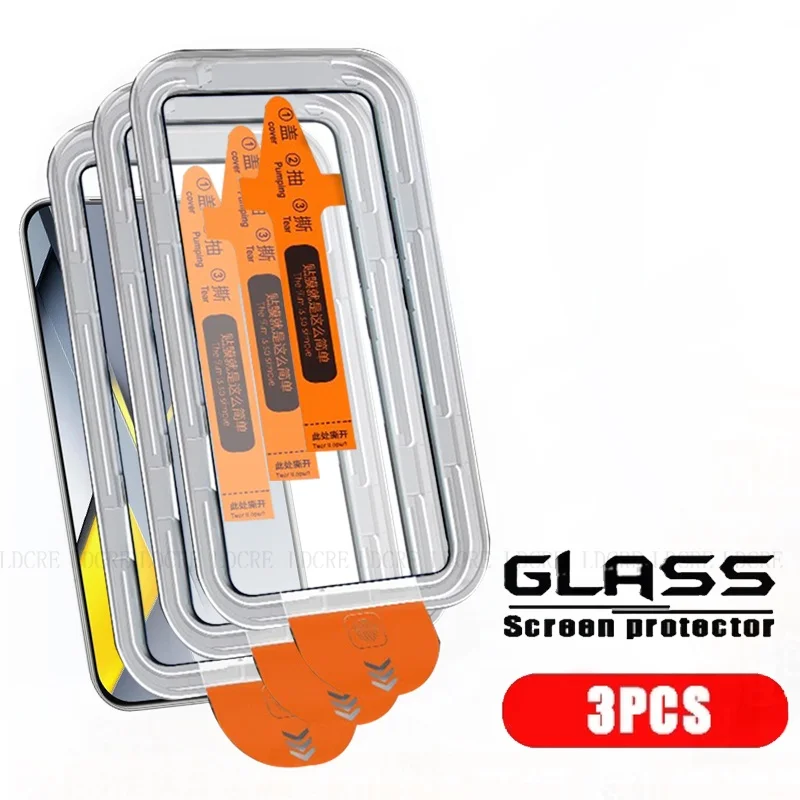 4/3/2/1Pcs Für Poco F8 Ultra Glas Poco F8 Pro Gehärtetes Glas Staub freies 9H Volle Abdeckung Screen Protector Xiaomi Poco F8 Ultra Pro