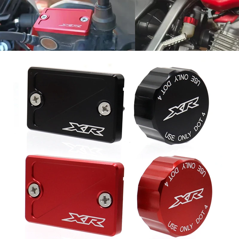 

Front Rear Brake Reservoir Cover For HONDA XR650L XR250L XR600R XR 400/250/230 Motard XR400 Motorcycle Oil Fluid Cylinder Cap