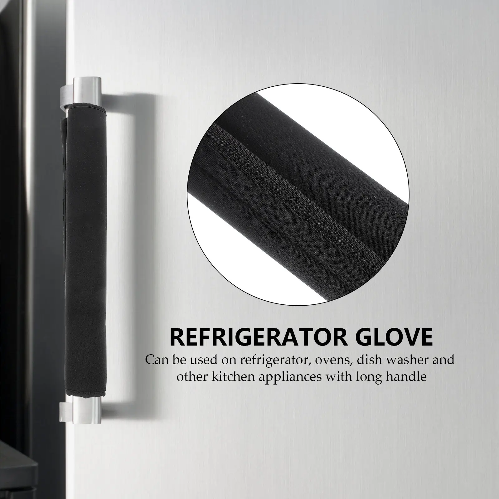 

4Pcs Elegant Door Handle Covers for Fridge Oven Freezer Microwave Dishwasher Cabinet Made of High Grade Material No Color