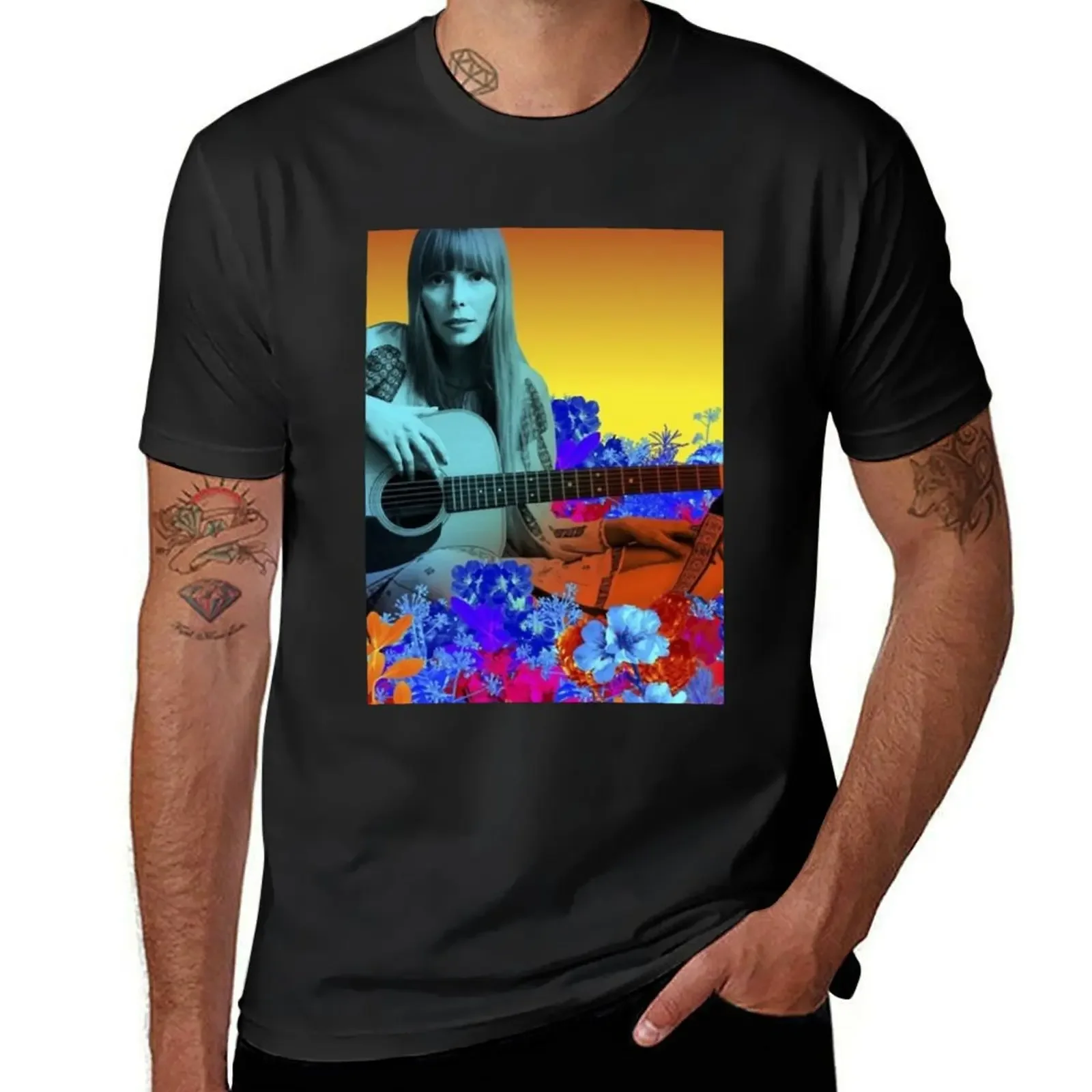 

oni mitchell Art T-Shirt T-shirts oversize tops hippie clothes shirts graphic tee men
