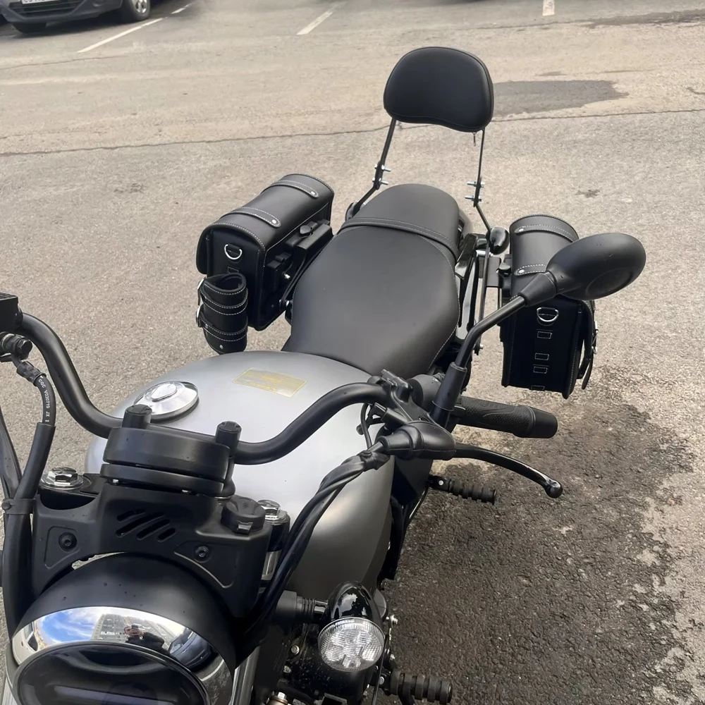 High quality backrest For Sharmax RR 240 Ultra QJMOTOR SRV 150 SRV150 passenger lumbar support rear shelf armrest tailstock