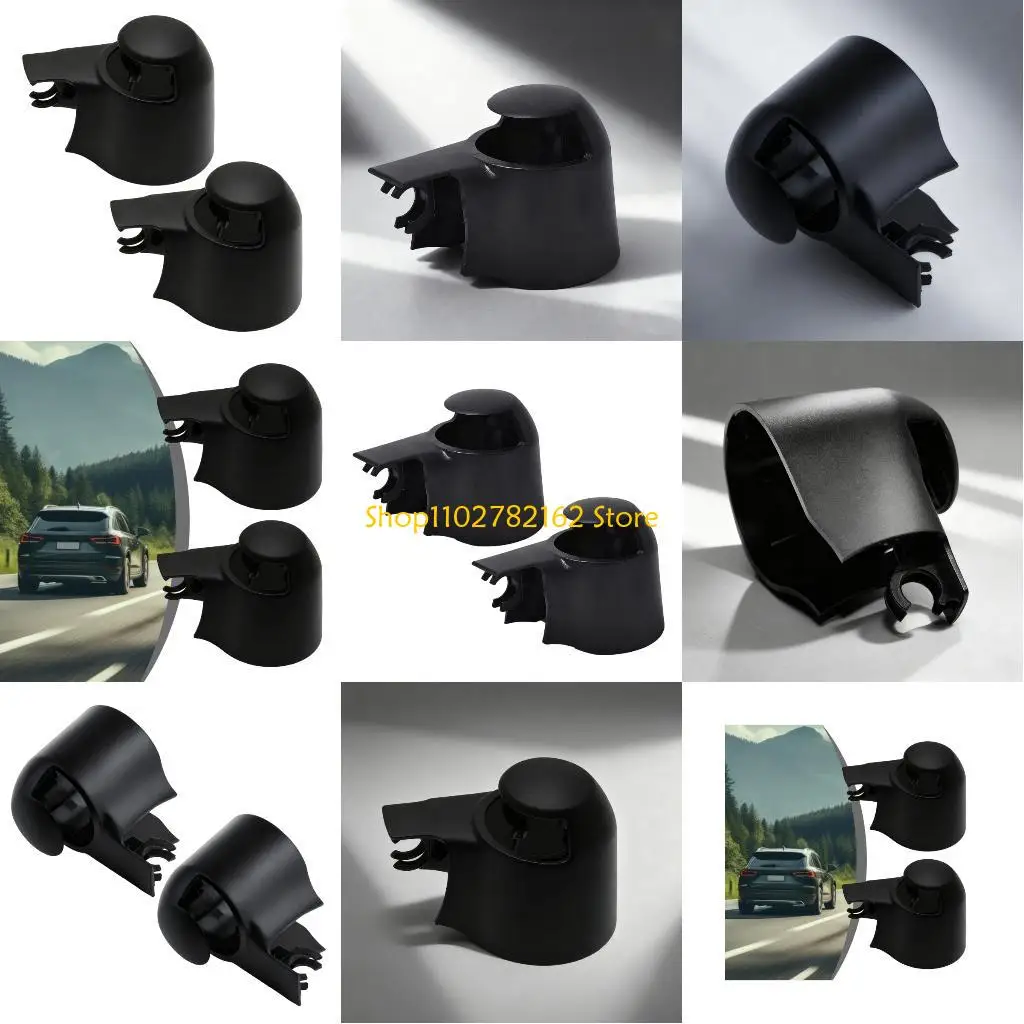 

547B Pack of 2 Nut Caps Guards for Windshield Wiper Arms Easy to Install 6Q6955435D