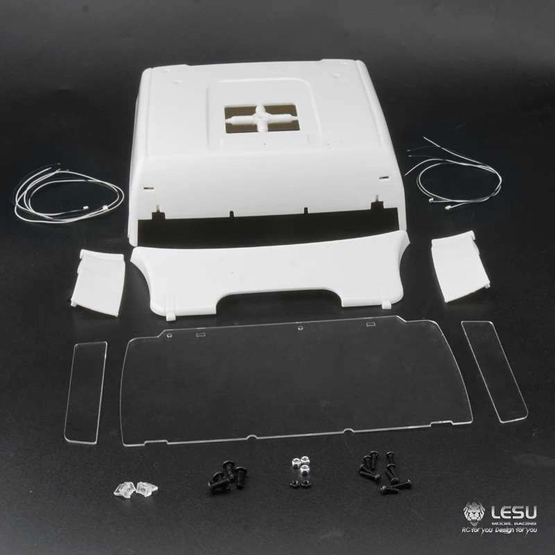 

LESU Cabin Roof with Light for 1/14 RC TAMIYA MAN TGX26.540 Tractor Truck DIY Model Car