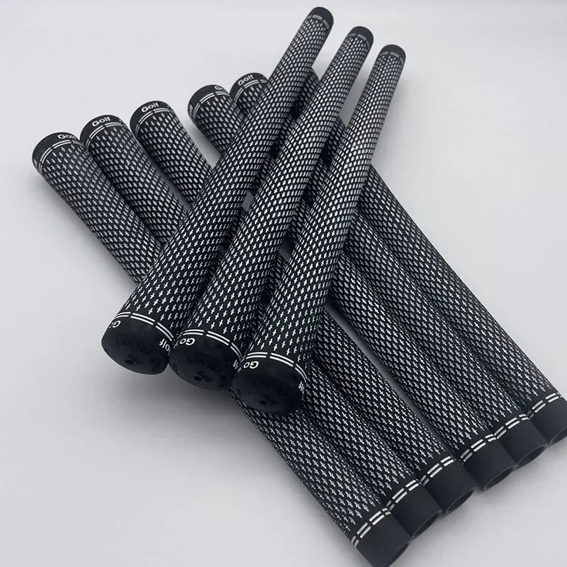 10pcs/13pcs Classic Cross Pattern Golf Grip Men Women Rubber Golf Club Grips Standard Midsize on Tour Grip  Accessoris