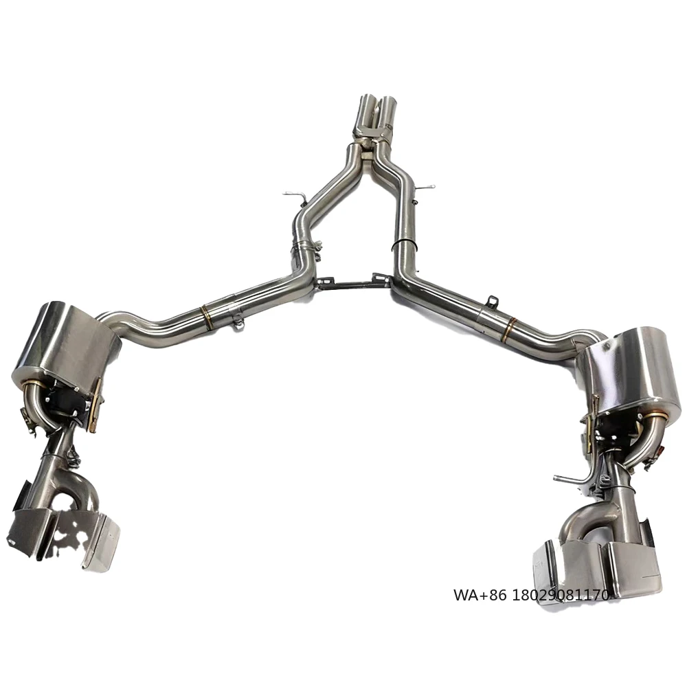 

Высококачественная выхлопная система Catback из нержавеющей стали для C63 W204, клапан глушителя, автозапчасти