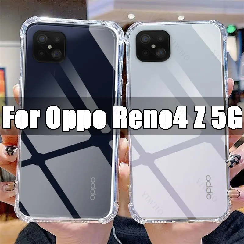 Clear Phone Case for Oppo Reno4 Z 5G TPU Transparent Case for Oppo Reno 4 4Z 6.57