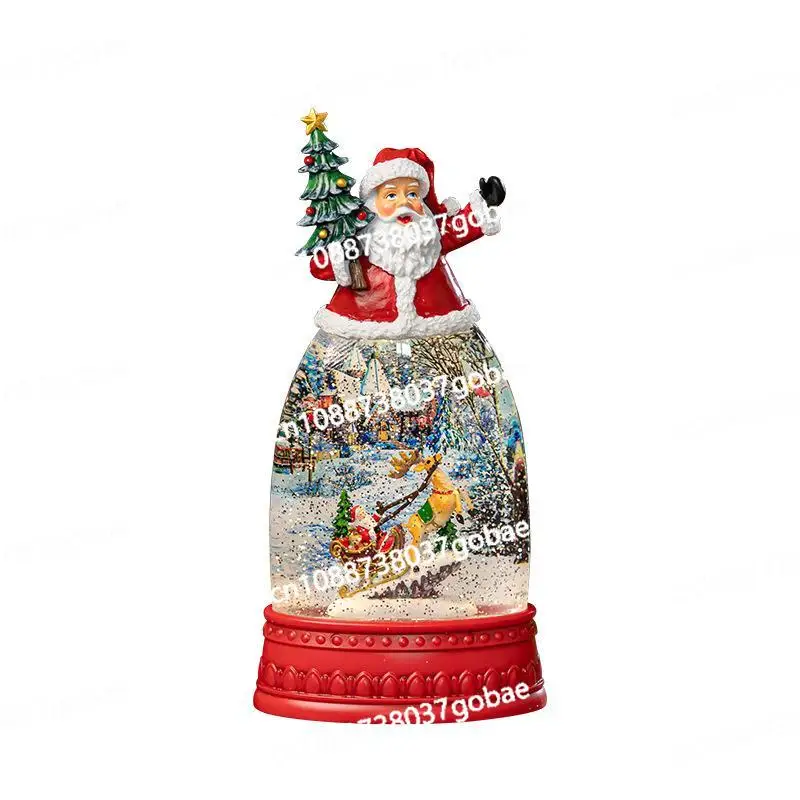 Santa Claus decorations, snowflake ambient lights, crystal ball music boxes, birthday gifts for wives and girlfriends