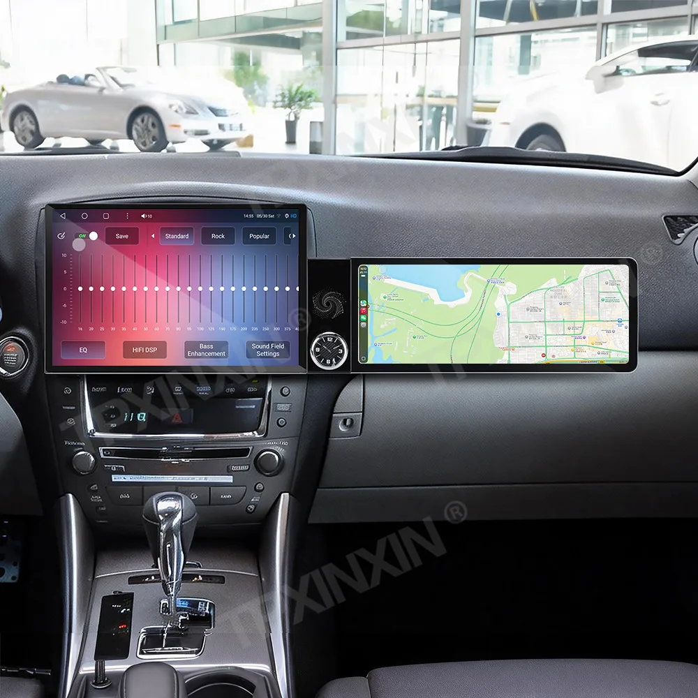 13.1+12.3“ Android 15 Car Radio Touch Screen For Lexus IS250 2006-2010Carplay Auto GPS Navigation Video Player Multimedia HU