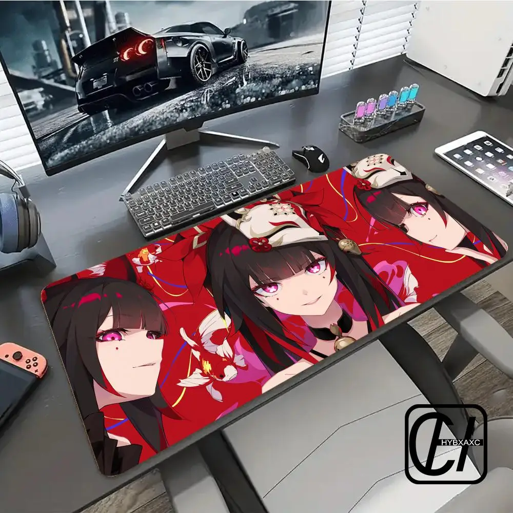 

HD Printing Mouse Pad Ashveil Honkai Star Rail Computer Laptop Mouse Pad Office Large Gaming HYBXXC Rubber Non-Slip Desk Mat