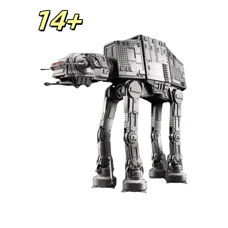 

Andador de combate a gran escala con tecnología de decoración del hogar, modelo de bloques de construcción Moc, bloque de constr