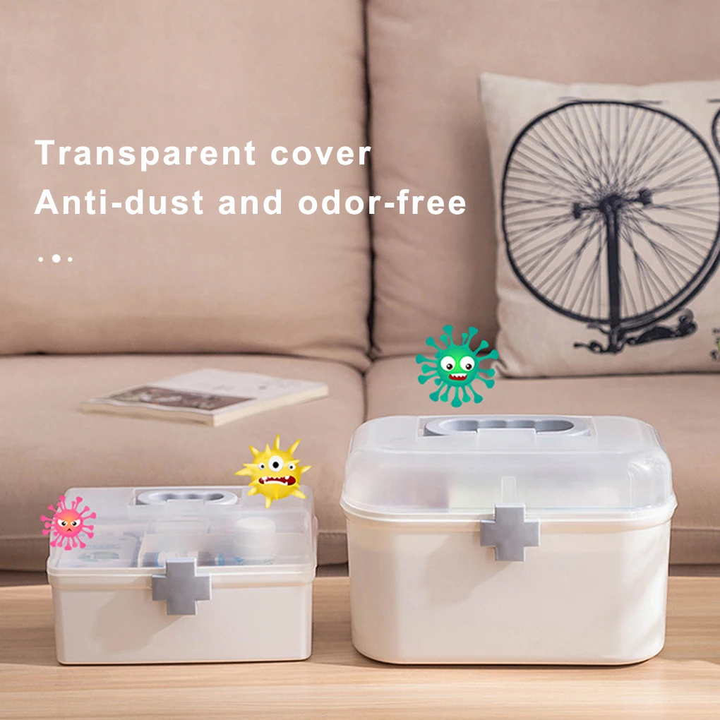 صندوق تخزين الأدوية للإسعافات الأولية في حالات الطوارئ، أدوات حاوية تنظيم مريحة، درج الصدر المحمول، أشتات صغيرة