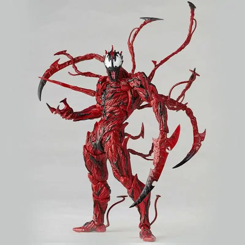 Figura de Acción de Venom y Carnage de Marvel, Articulaciones Móviles, 16cm/18cm, Modelo Coleccionable, Juguete para Niños y Adultos, Regalo