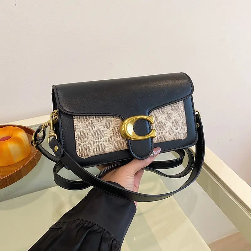 Borsa in stile designer - nuovo modello 205. Borsa a tracolla vintage di alta qualità con tracolla. Borsa classica e versatile.