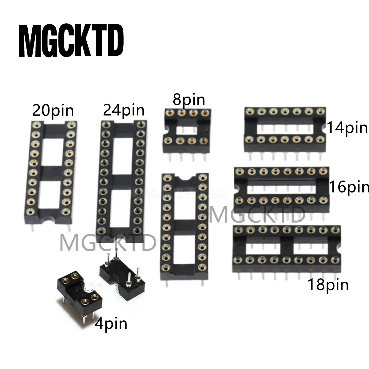  4p  ic seat 4p  dip-4 socket dip4  8pin/14pin/16pin/20pin/24pin/28pin 