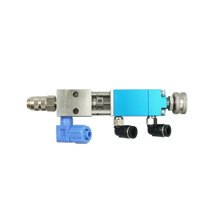 Precision for DJF-11 Stainless steel single liquid Compound smart pneumatic thimble dispensing valve glue dispenser nozzle