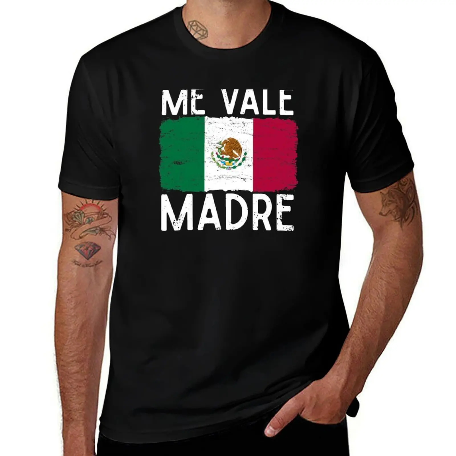 

shirt Me t t Mexican Spanish Slang cotton T-Shirt Vale Quote Flag Madre Funny graphic man man shirt shirt t T-Shirt man designer