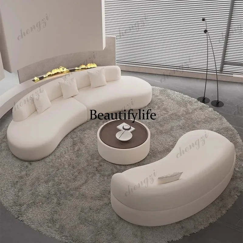 

TTT Lounge Modern Lazy Sofa Seating Comfortable Salon 2 Seater Living Room Sofas Minimalist Design Office Living Room Furniture