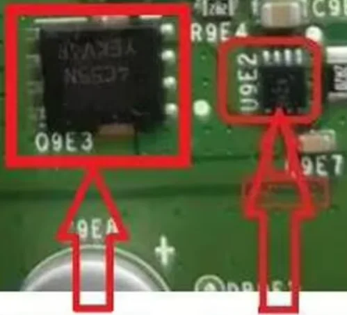 xbox-one-s-u9e2-q9e3用、オンボードのmosfetゲートドライバic-az-az--4c55n