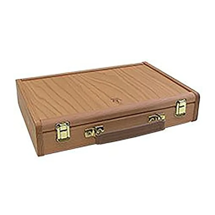 

Capri Deluxe Wood Artist Paint Box - Storage for Art Supplies, Paints, Mediums, Brushes, Compartment Storage, Lightweight, Trav