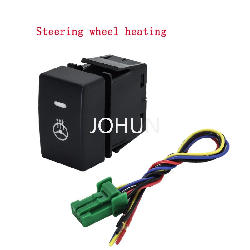 1PC Car Fan Rearview Mirror Folding Speaker Driving Recorder Radar Front Fog Light Switch Button for Honda CITY 2015-2019 New