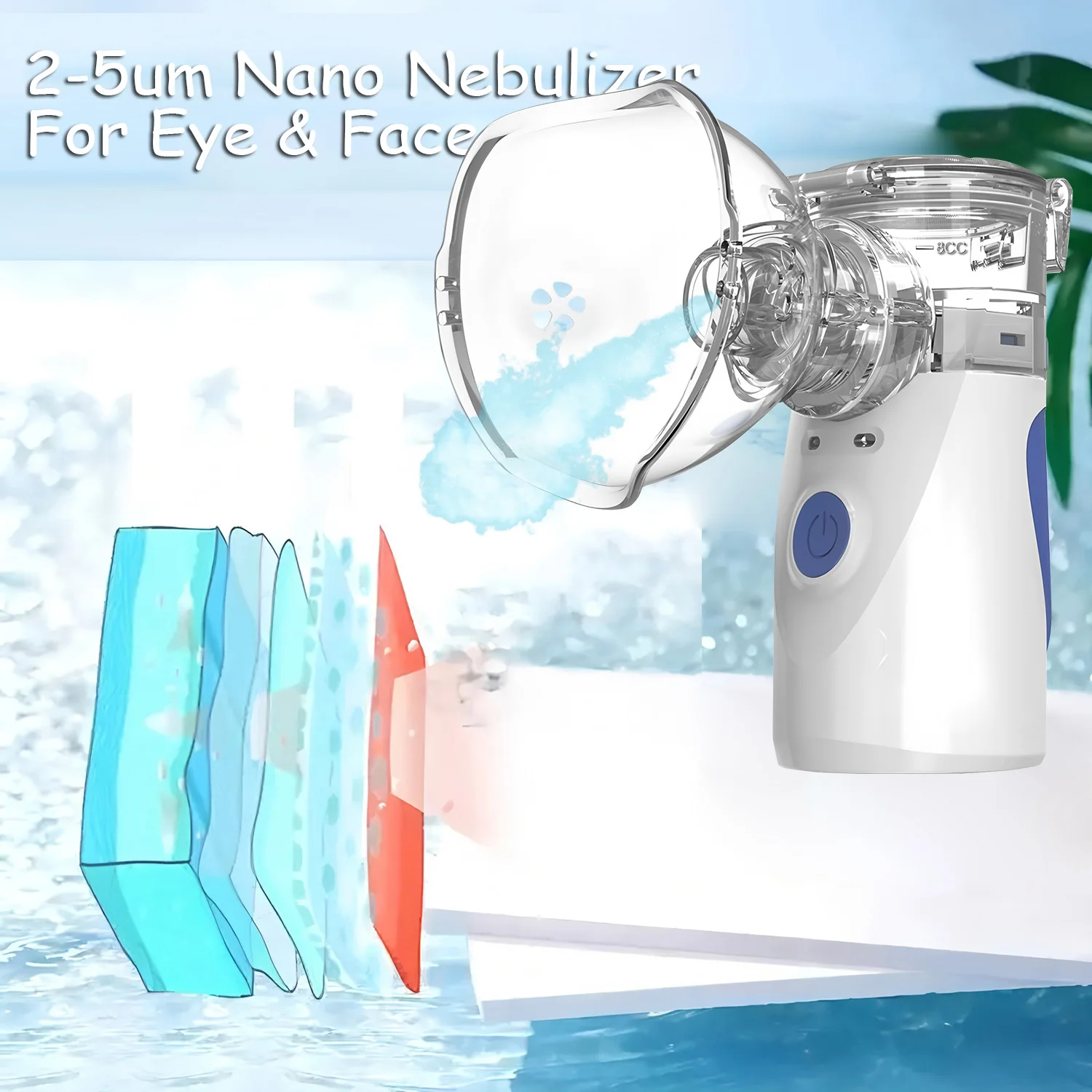 ضباب الوجه نانو البخاخ المرطب البخاخات جهاز البخار للوجه ترطيب الوجه ترطيب أدوات العناية بالبشرة ترطيب #4