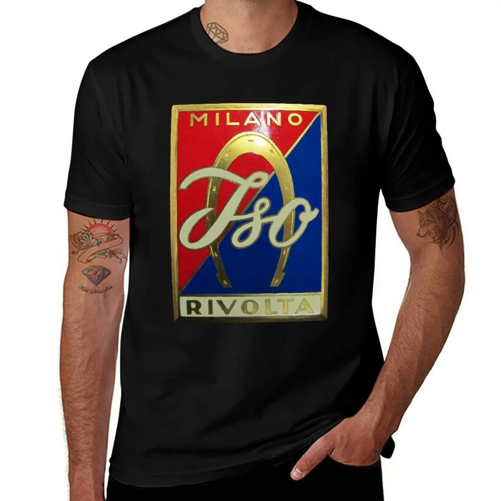 

Iso Rivolta Car Company Logo T-Shirt t shirt for man 100 percent cotton cotton t shirt man t shirts for man graphic tees T-Shirt