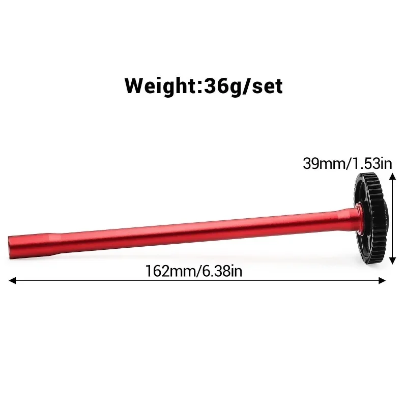 Jeu d'arbre de transmission central et d'engrenage droit en métal 47T 10755 10756 pour TRXS Mini Maxx RC, pièces de mise à niveau de voiture, accessoires