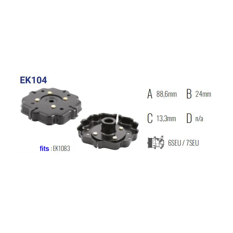 EK104 auto ac comp CLUTCH HUB 6SEU/7SEU for AUDI/MERCEDES/SEAT/SKODA/VOLKSWAGEN8Q0820803R  8Z0260805A  6Q0820803D  6Q0820803DX