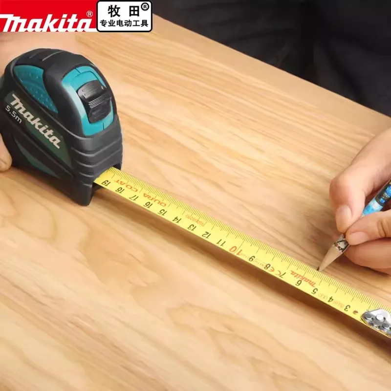 Makita Original B-57146 Metric Tape Measure 5.5-meter Stainless Steel Waterproof,Rust Proof,Anti Drop,Wear-resistant Thick