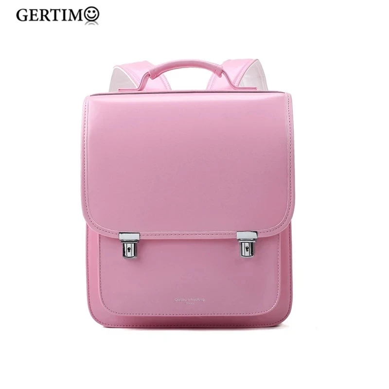 Japan School Backpack for boys kids Orthopedic backpack book bags Children PU Japan school Bag students backpack bag for girls