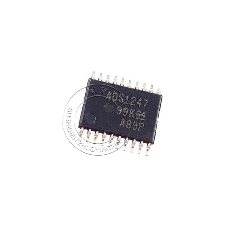 ADS1247IPWR 3-CHANNEL SINGLE ADC DELTA-SIGMA 24BIT SERIAL 20-TSSOP