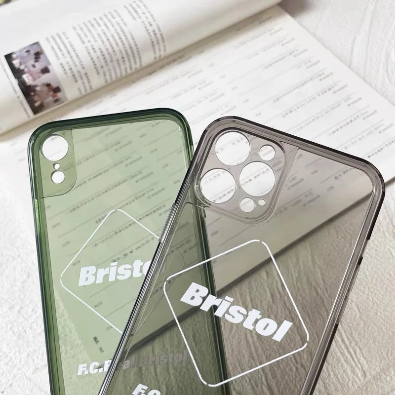 Lens Protection Phone Case Street Trend Culture Brand Bristol Soft Cover For iPhone 11ProMax 8Plus 13 12 11 Pro XS Max XR Shell