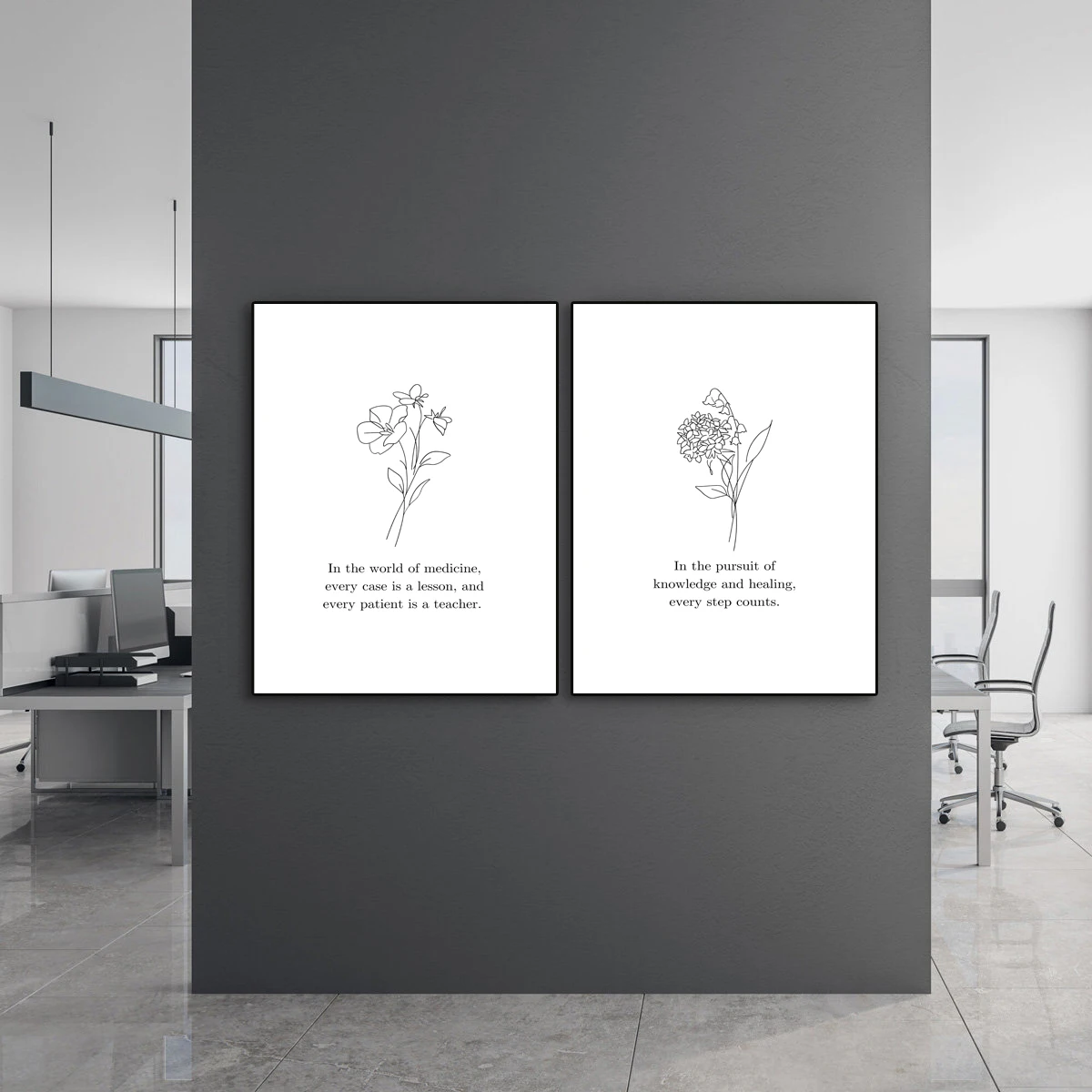 Inspirational Medical Quote Poster Nursing Quote Wall Art Premed Student Motivation Wall Print Medical students Gift