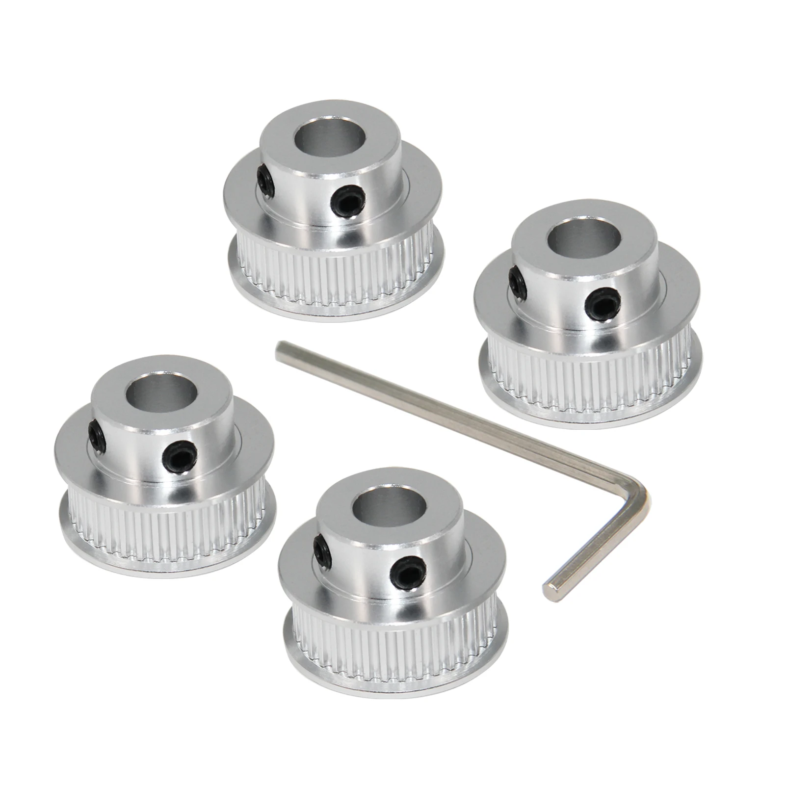 4pcs/pack GT2 Pulley 36 Teeth 8mm Bore 36 Timing Pulleys Synchronous Wheel Aluminum for Width 6mm Belt 3D Printers Parts