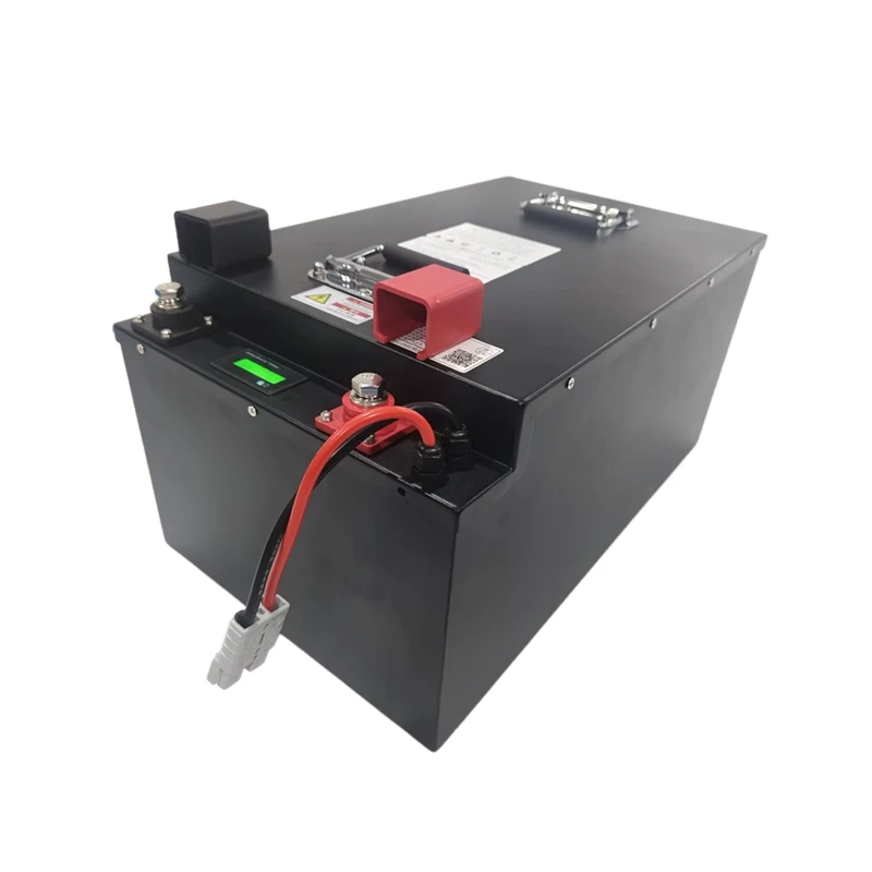 Lithiová baterie XH 48V 100AH Lifepo4 s BMS pro tříkolku, golfový vozík, měnič, solární úložiště energie, skútr +58,4V 10A, nabíječka - náhled 4