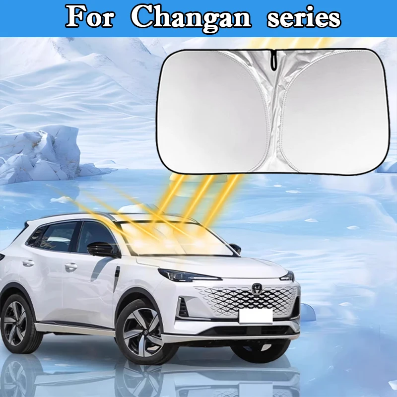 

For Changan CS35 CS55 CS75 Plus CS95 UNI-K UNI-T UNI-V Lamore Eado Plus Car Windshield Sunshade Cover Front Window UV Protection