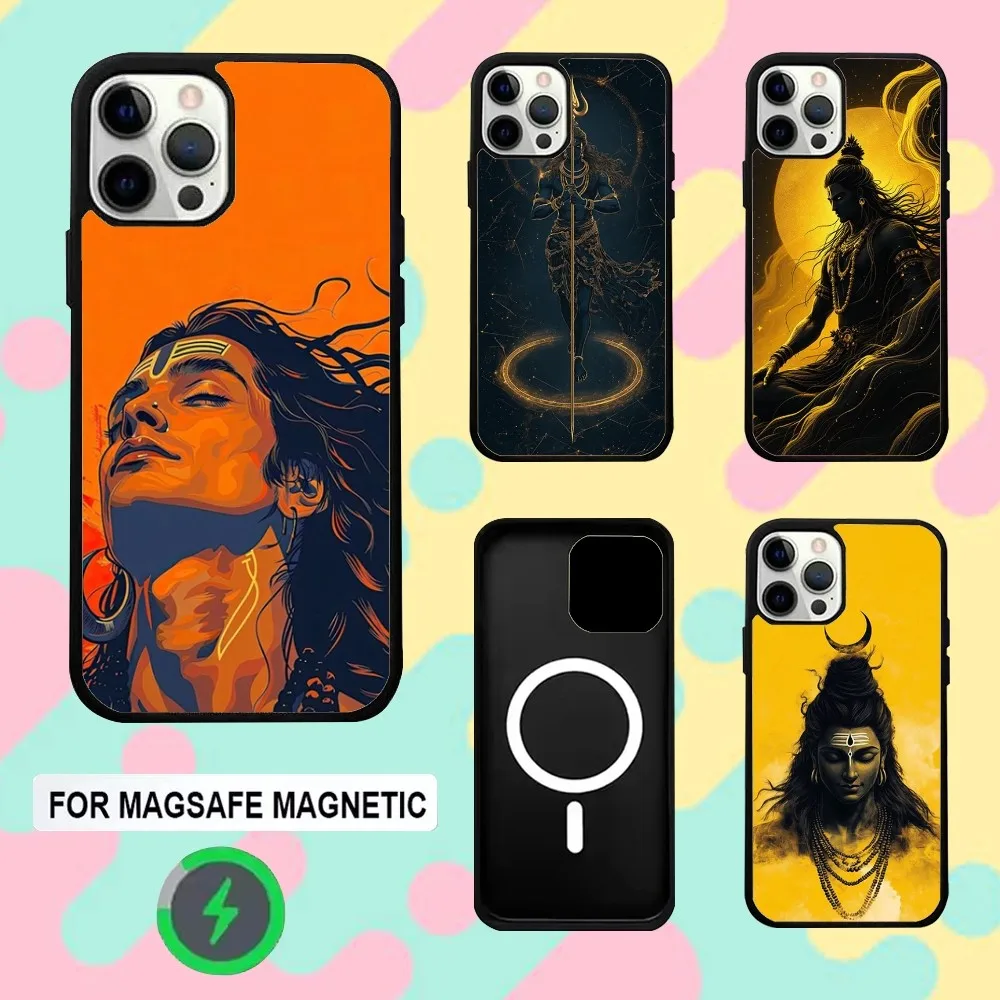 

L-Lord S-Shiva God Phone Case For iPhone 16e,16,15,14,13,12,11,Plus,Pro,Max,Mini Magsafe Magnetic Wireless Charging