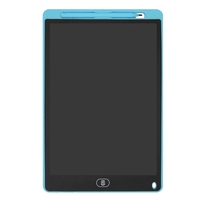 12 Inch K Model Lcd Handwriting Board Color Drawing Doodle Eye Protection Writing Board Color Screen,Light Blue Easy To Use